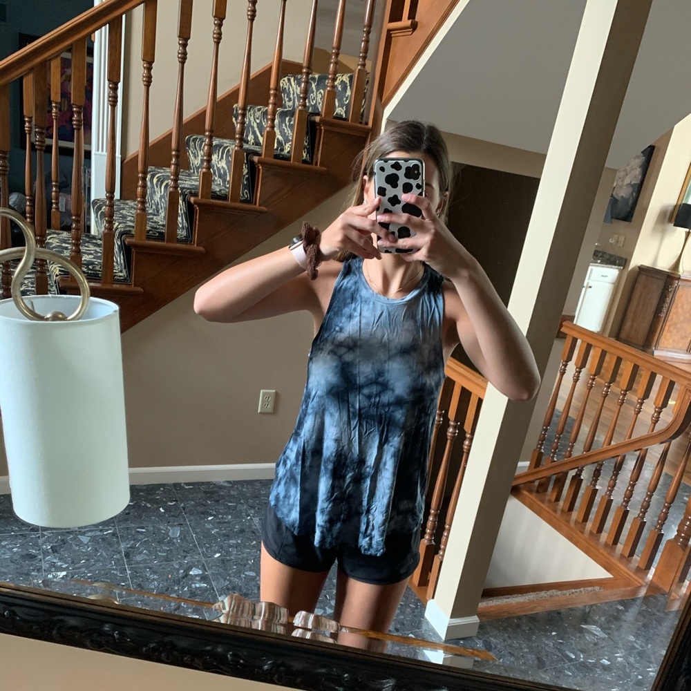 Tie dye American Eagle tank top